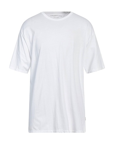 ORIGINAL VINTAGE STYLE Camiseta básica Blanco 100% Algodón