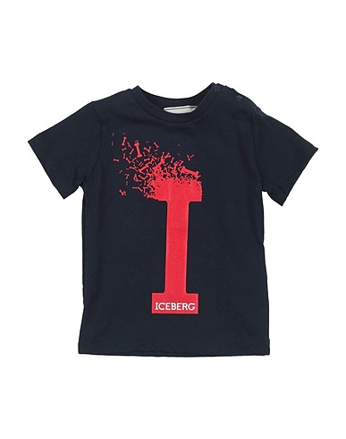 ICEBERG T-shirt Midnight blue 100% Cotton