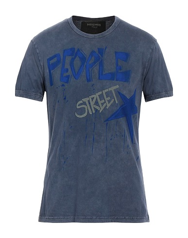 MR & MRS ITALY T-shirt Slate blue 100% Cotton