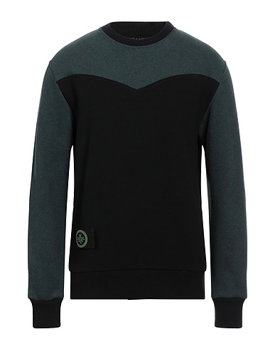 MR & MRS ITALY Felpa Nero 58% Lana Vergine, 40% Cotone, 2% Lyocell