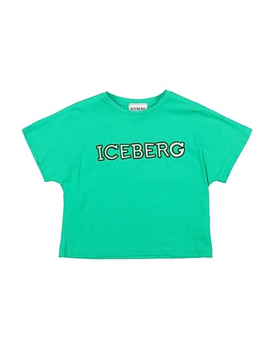 ICEBERG T-shirt Green 97% Cotton, 3% Elastane