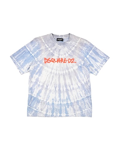 DSQUARED2 T-shirt BLU CHIARO 100% Cotton
