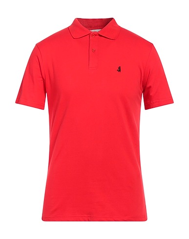 JECKERSON Polo shirt Red 100% Cotton