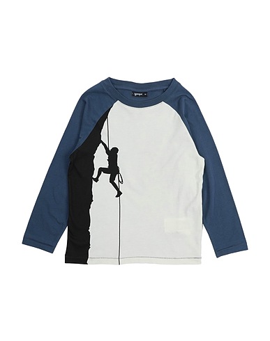 YPORQUÉ T-shirt Slate blue 100% Cotton
