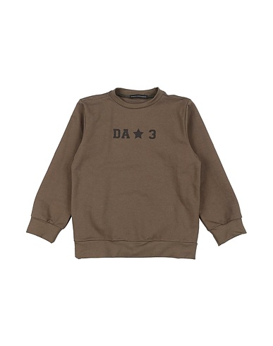 DANIELE ALESSANDRINI Sweatshirt Military green 95% Cotton, 5% Elastane