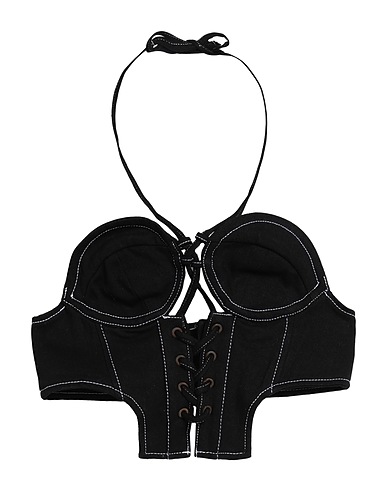 JULFER Top Noir 100% Coton
