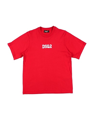 DSQUARED2 T-shirt Rosso 100% Cotone