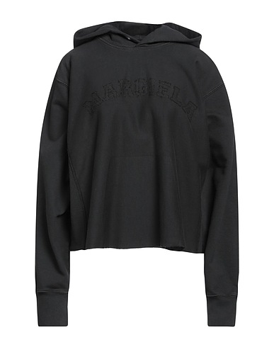 MAISON MARGIELA Hooded sweatshirt Charcoal 100% Cotton, Elastane