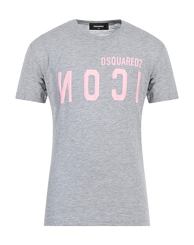 DSQUARED2 T-shirt Light grey 88% Cotton, 12% Viscose