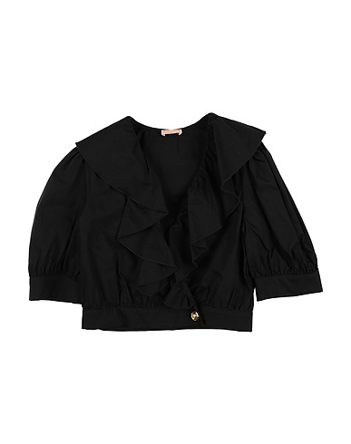 ELISABETTA FRANCHI Top Noir 100% Coton
