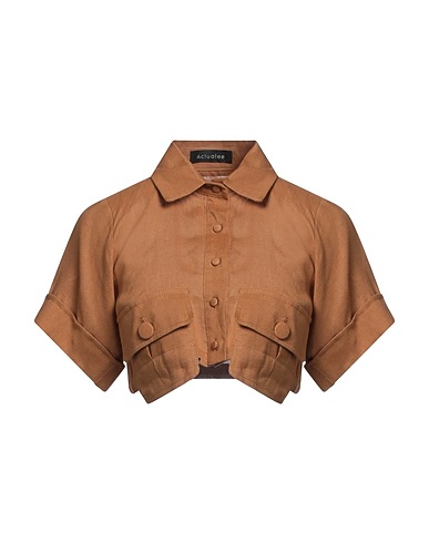 ACTUALEE Chemises et chemisiers de couleur unie 100% Lin