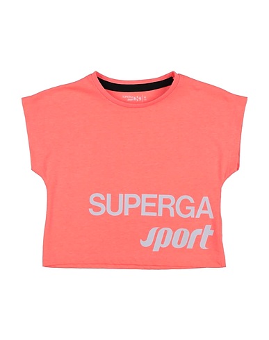SUPERGA T-shirt Corallo 100% Cotone