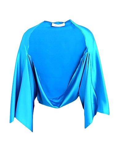 SIMONA CORSELLINI Boléro Bleu d'azur 100% Polyester