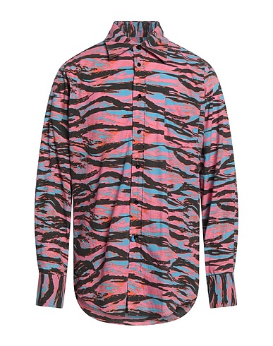 ERL Patterned shirt Pink 100% Cotton