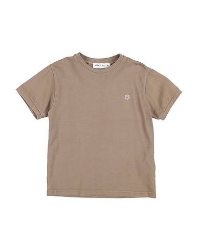 MANUEL RITZ T-shirt Khaki 100% Cotton
