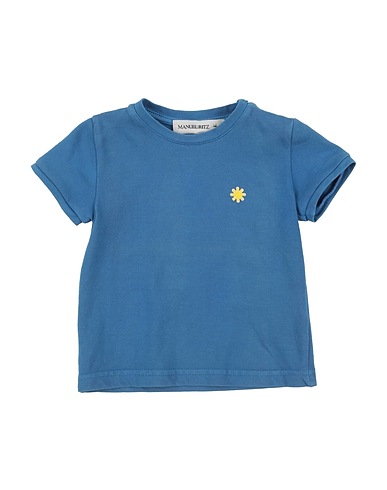 MANUEL RITZ T-shirt Azzurro 100% Cotone