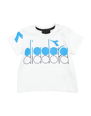 DIADORA T-Shirt Weiß 100% Baumwolle