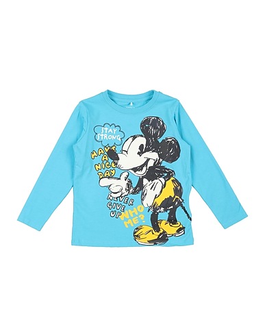 NAME IT® T-shirt Azzurro 95% Cotone, 5% Elastan