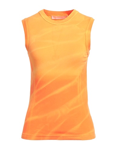 DION LEE Vest Orange 95% Cotton, 5% Elastane