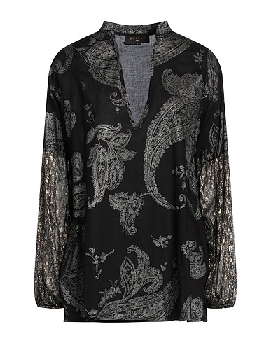 GAëLLE Paris Top Black 100% Viscose, Polyester