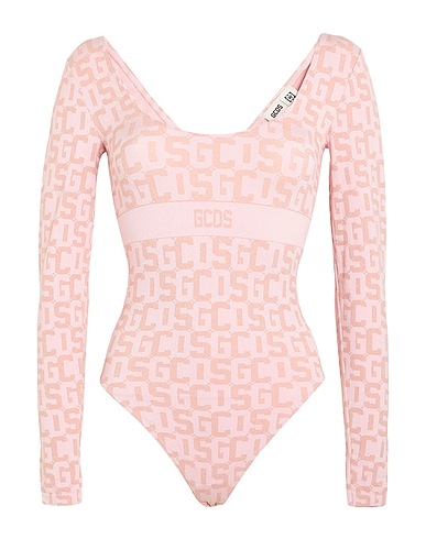GCDS x WOLFORD TOPWEAR Pink 92% Polyamide, 4% Elastane, 4% Polyester
