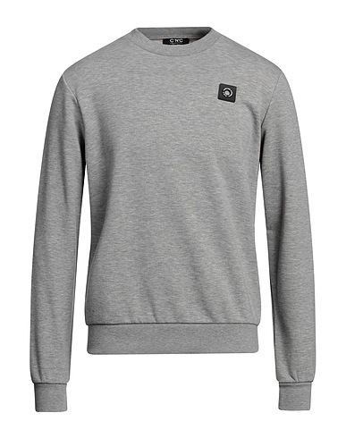 C'N'C' COSTUME NATIONAL Felpa Grigio chiaro 100% Cotone