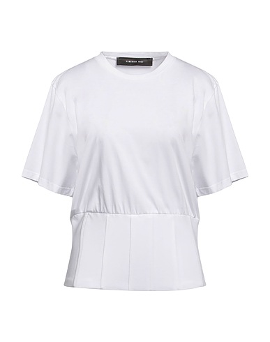 FEDERICA TOSI Basic T-Shirt White 100% Cotton