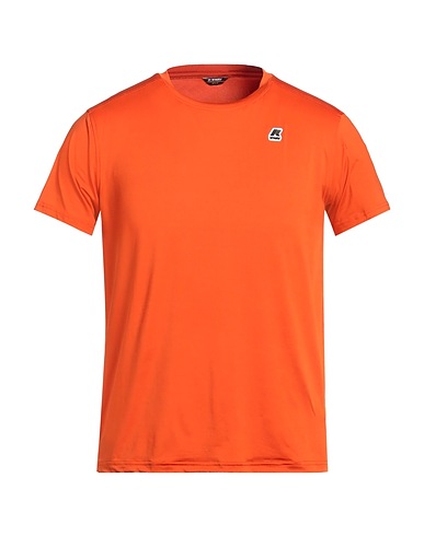 K-WAY Basic T-shirt Orange 88% Polyester, 12% Elastane