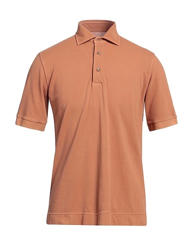 CIRCOLO 1901 Polo shirt Camel 97% Cotton, 3% Elastane