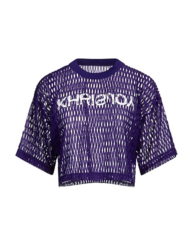 KHRISJOY Cropped Top Violett 90% Polyamid, 10% Elastan