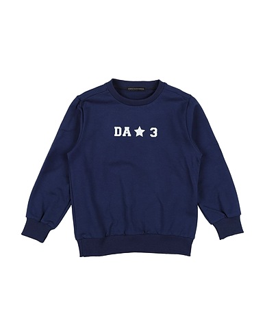 DANIELE ALESSANDRINI Sweatshirt Marineblau 95% Baumwolle, 5% Elastan