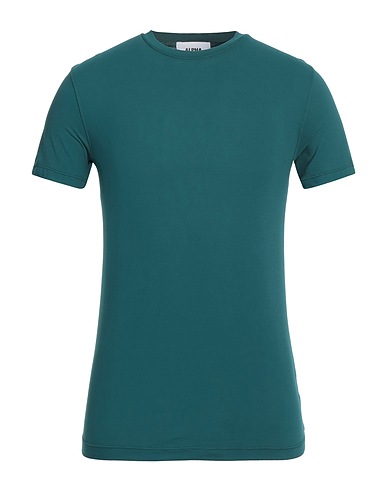 ALPHA STUDIO Basic T-Shirt Aquamarin 98% Baumwolle, 2% Elastan