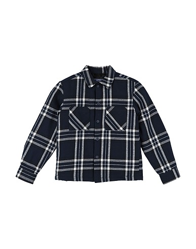 JACK & JONES Patterned shirt Midnight blue 60% Cotton, 40% Polyester