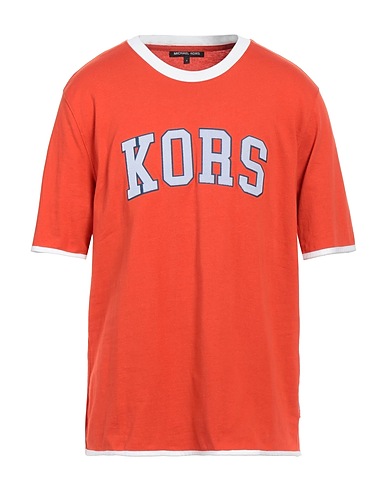 MICHAEL KORS MENS T-shirt Orange 100% Cotton
