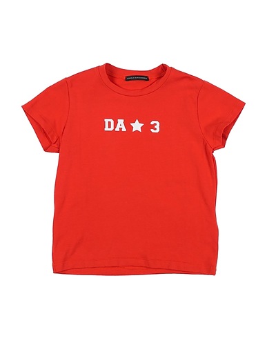 DANIELE ALESSANDRINI T-Shirt Tomatenrot 96% Baumwolle, 4% Elastan