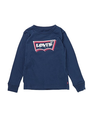 LEVI'S T-shirt LVB GLOW EFFECT LS BATWING
 Navy 100% Cotton