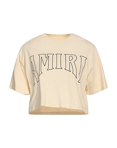 AMIRI Crop top Cream 100% Cotton