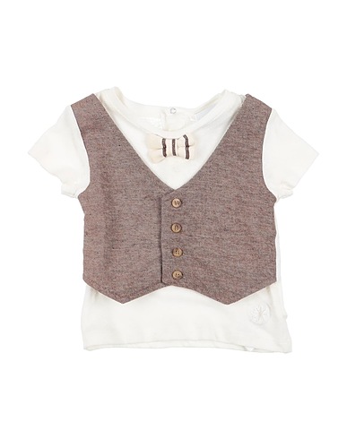 MANUEL RITZ T-shirt 55% Lin, 45% Viscose, Coton, Polyester