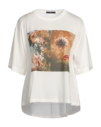 HIGH T-shirt Cream 100% Cotton