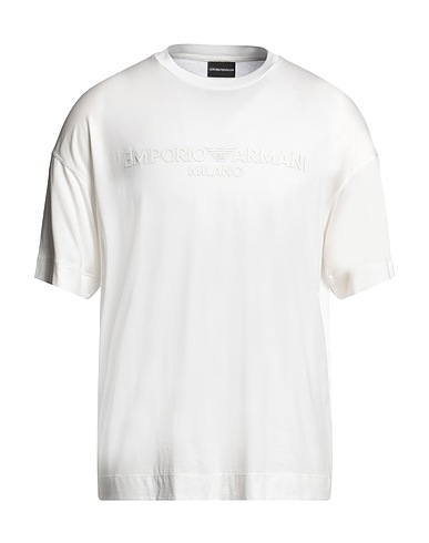 EMPORIO ARMANI T-shirt Bianco 70% Lyocell, 30% Cotone