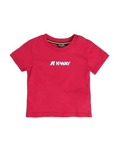 K-WAY T-shirt Φούξια 100% Βαμβάκι