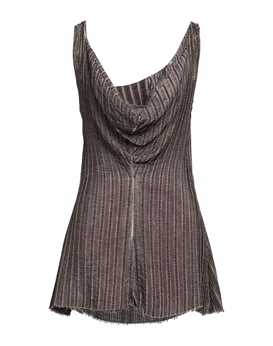 UN-NAMABLE Top Dark brown 70% Viscose, 30% Silk
