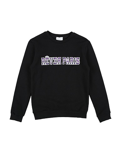 RÊVER Paris Felpa Nero 100% Cotone