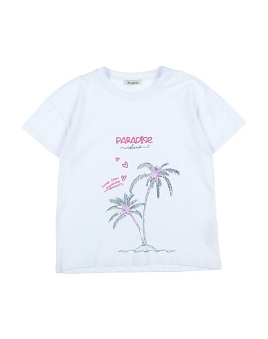 FRACOMINA MINI T-shirt White 95% Cotton, 5% Elastane