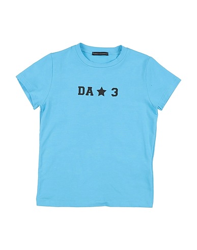 DANIELE ALESSANDRINI T-shirt Azzurro 96% Cotone, 4% Elastan