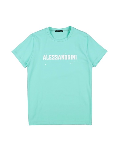 DANIELE ALESSANDRINI T-shirt Turchese 96% Cotone, 4% Elastan