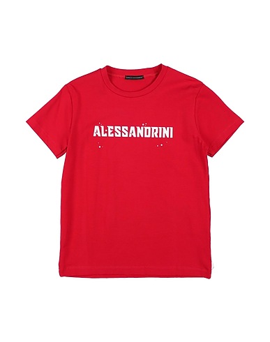 DANIELE ALESSANDRINI T-shirt Rosso 96% Cotone, 4% Elastan