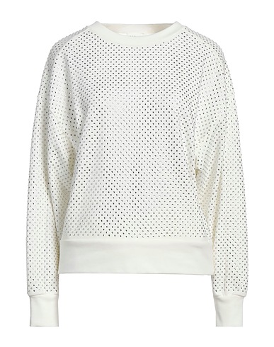 P.A.R.O.S.H. Sweatshirt Ivory 85% Cotton, 15% Polyester