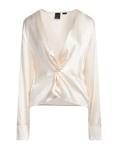 PINKO Top Blanc cassé 94% Soie, 6% Élasthanne