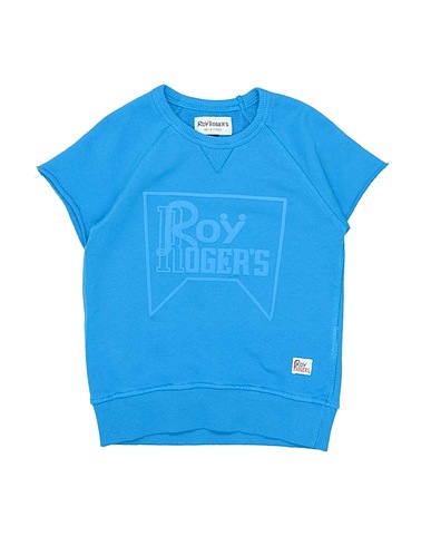 ROŸ ROGER'S Sweatshirt Azurblau 100% Baumwolle